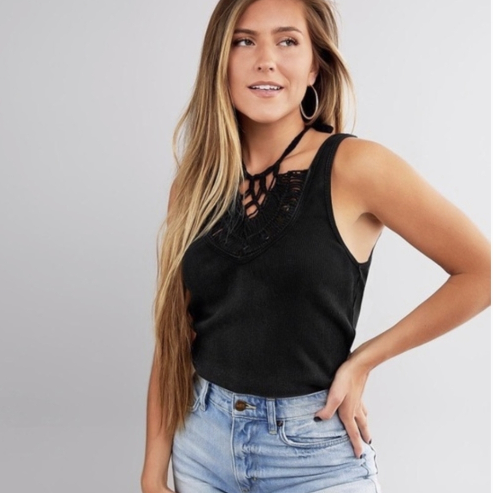 NWT Free People Tie Top Tank